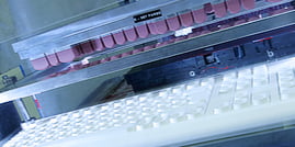 Tamponbedruck der PC-Tastatur